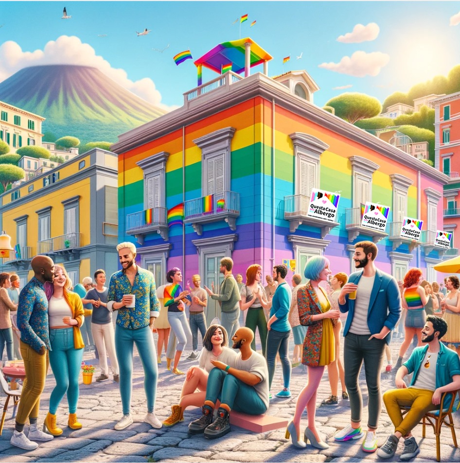 🏳️‍🌈 Questa Casa Non È un Albergo è un luogo di sostegno e accoglienza LGBTQI+ gestito dall'associazione i Ken.

📞 Se hai bisogno di aiuto o vuoi saperne di più puo contattare i numeri 3938013868 - 3929465244, dal lunedì al venerdì, dalle 9:00 alle 19:00.