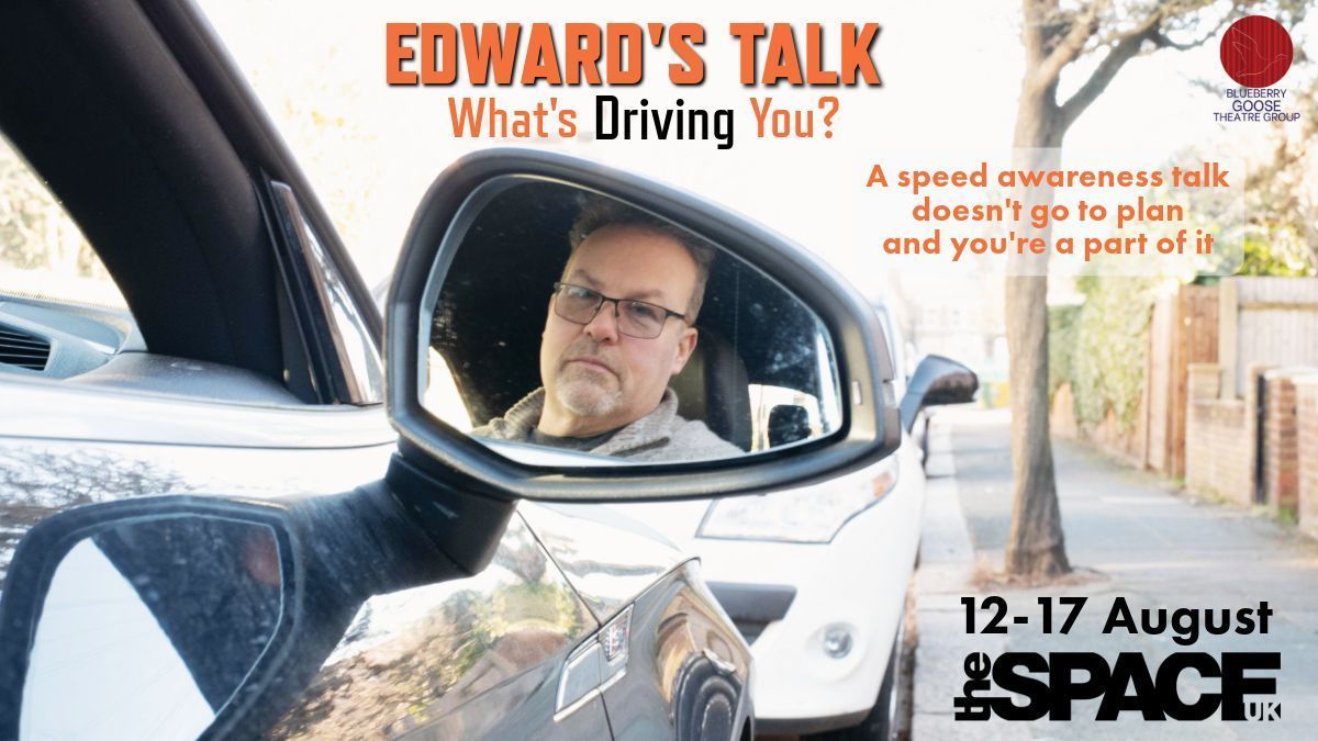 A speed awareness talk doesn’t go to plan and you’re a part of it. Join EDWARD'S TALK - What's Driving You? produced by @goose_group at this year’s @edfringe to find out why you should “drive like it matters” 12-17 August @theSpaceUK 🎟️ buff.ly/3IjU94f #theatre