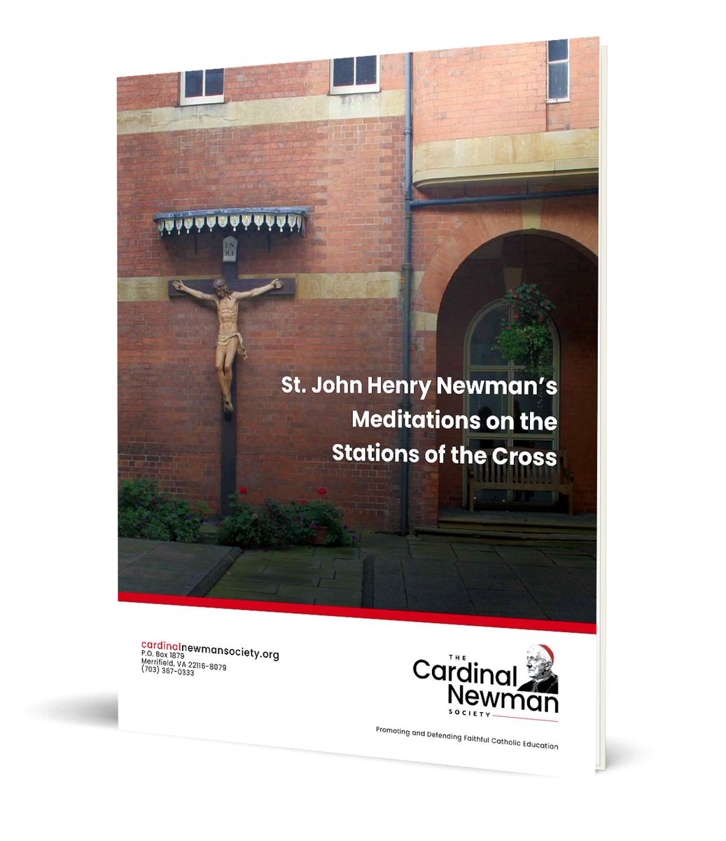 Newman_Society's tweet image. During the last week of Lent, take the opportunity to meditate and pray with St. John Henry Newman’s Meditations on the Stations of the Cross.

Sign up to receive them TODAY: 
cardinalnewmansociety.org/offers/newman-…

#newmanguide #stationsofthecross #lent