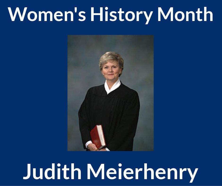 Judith Meierhenry was the first woman to serve on the South Dakota Supreme Court and was instrumental in opening the pinnacle of South Dakota’s judicial system to women.