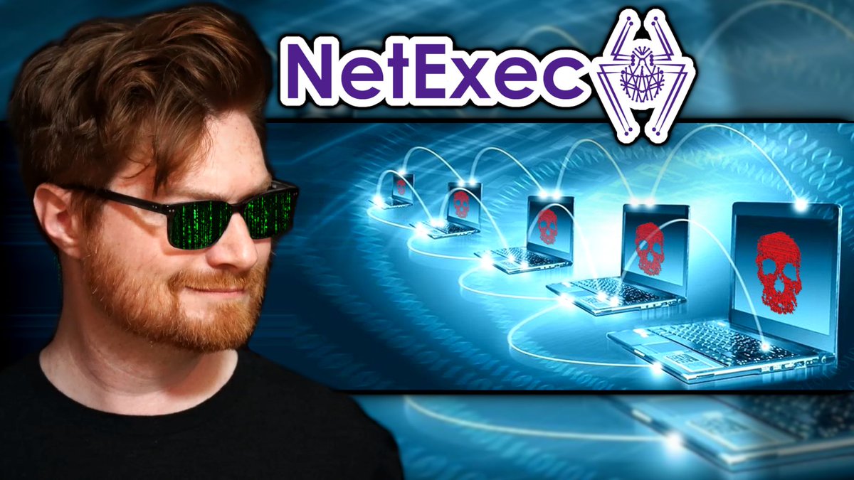 Showcasing NetExec, exploiting an Active Directory environment! AND, this video comes with an interactive lab environment for you to follow along -- name your price training! You can access the material for free, you just need to cover the VM lab time. 😁youtube.com/watch?v=3SQMZz…