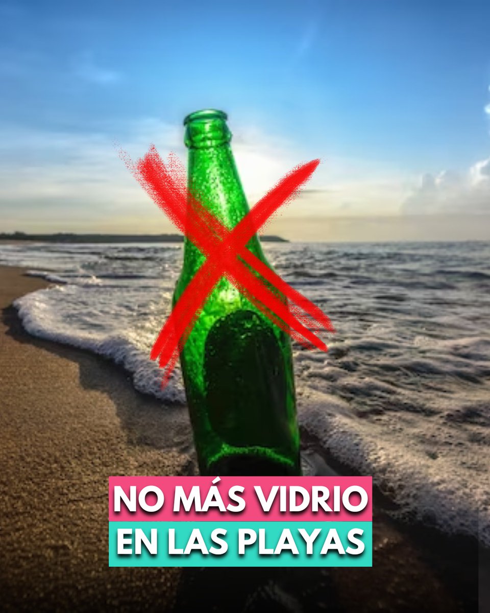 #FelizViernes comunidad! ☀️ ❗ATENCIÓN HERMOSILLENSES❗ Queremos compartir una excelente noticia👇🏼 Se aprobó prohibir el uso de botellas de vidrio en las playas de #Hermosillo por seguridad. Se informará a los ciudadanos antes de aplicar sanciones...🏖️ Es momento de…