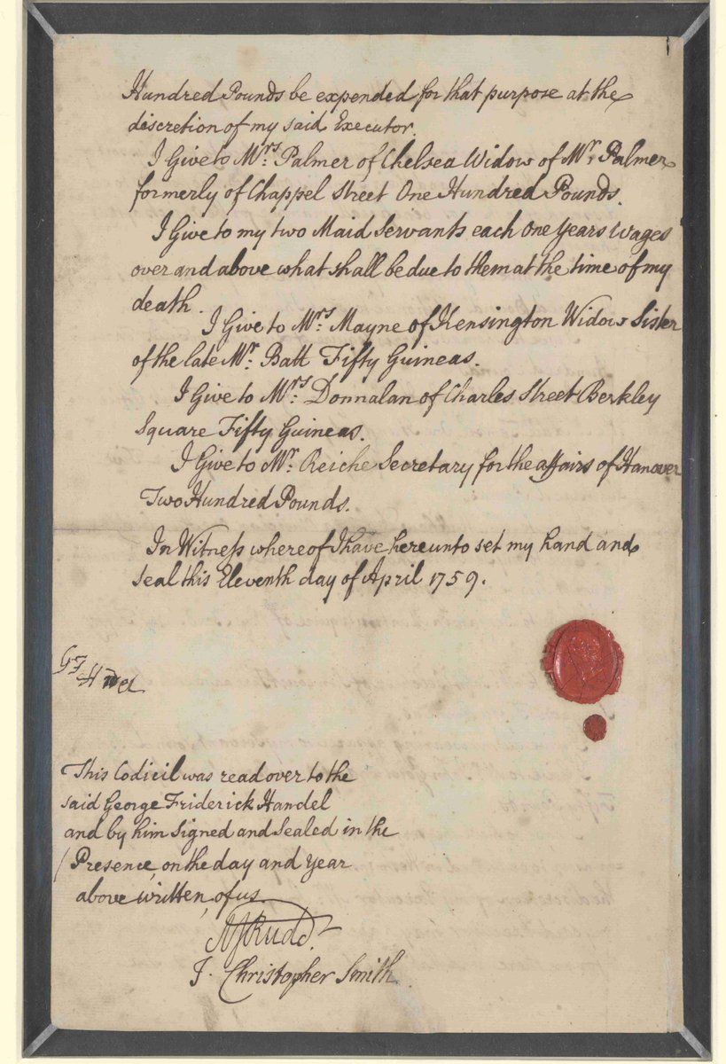 Join the <a href="/LHandelFestival/">LondonHandelFestival</a> on Sunday 24 March for an afternoon concert by <a href="/ensemblemoliere/">Ensemble Molière</a> and a talk introducing the #Handel's Will display at the Foundling Museum <a href="/FoundlingMuseum/">Foundling Museum</a> <a href="/IAML_UK_IRL/">IAML (UK & Ireland)</a> <a href="/CCMusicUK/">UK Critics' Circle Music</a> <a href="/RISM_music/">RISM</a> <a href="/MakingMusic_UK/">Making Music UK</a>