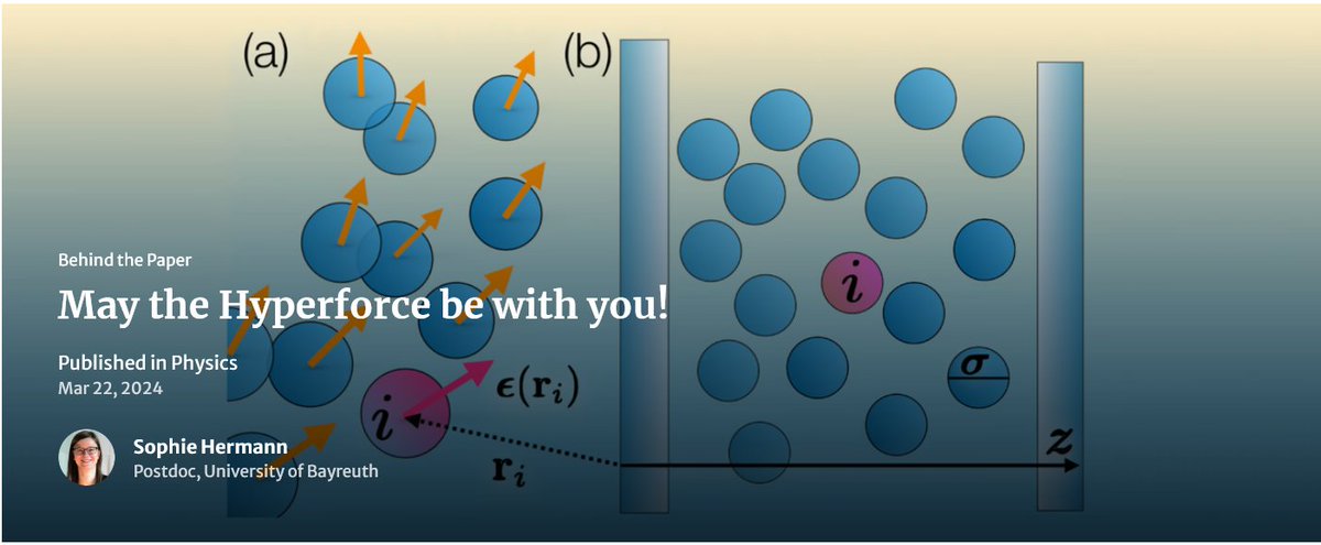 (Hyper) Forces are not only an ubiquitous power in #StarWars, but also useful observables #physics. We recently introduced hyperforces in soft matter, published in <a href="/CommsPhys/">Communications Physics</a>. 
Read the story behind the paper in my blogpost:
communities.springernature.com/posts/may-the-…
