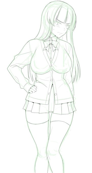 家元画。さらなる挑戦。
#ガルパン 
#garupan 