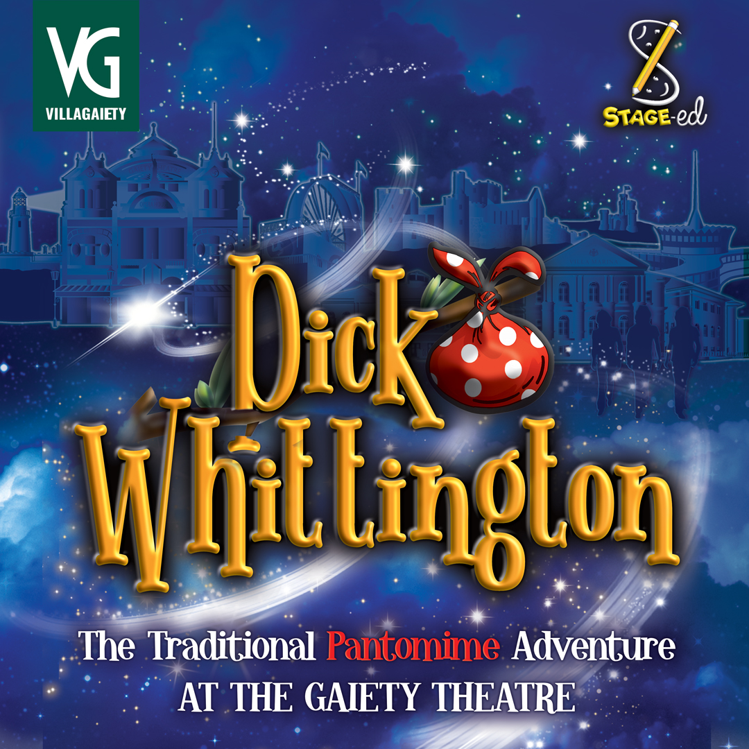 ⭐2024 PANTOMIME ANNOUNCEMENT⭐ Dick Whittington / 20 - 31 Dec / Gaiety Theatre 🎟️ On Sale 12pm - Monday 25th March  Stage-ed and VillaGaiety are excited to announce details of the traditional family pantomime for 2024 - Dick Whittington.