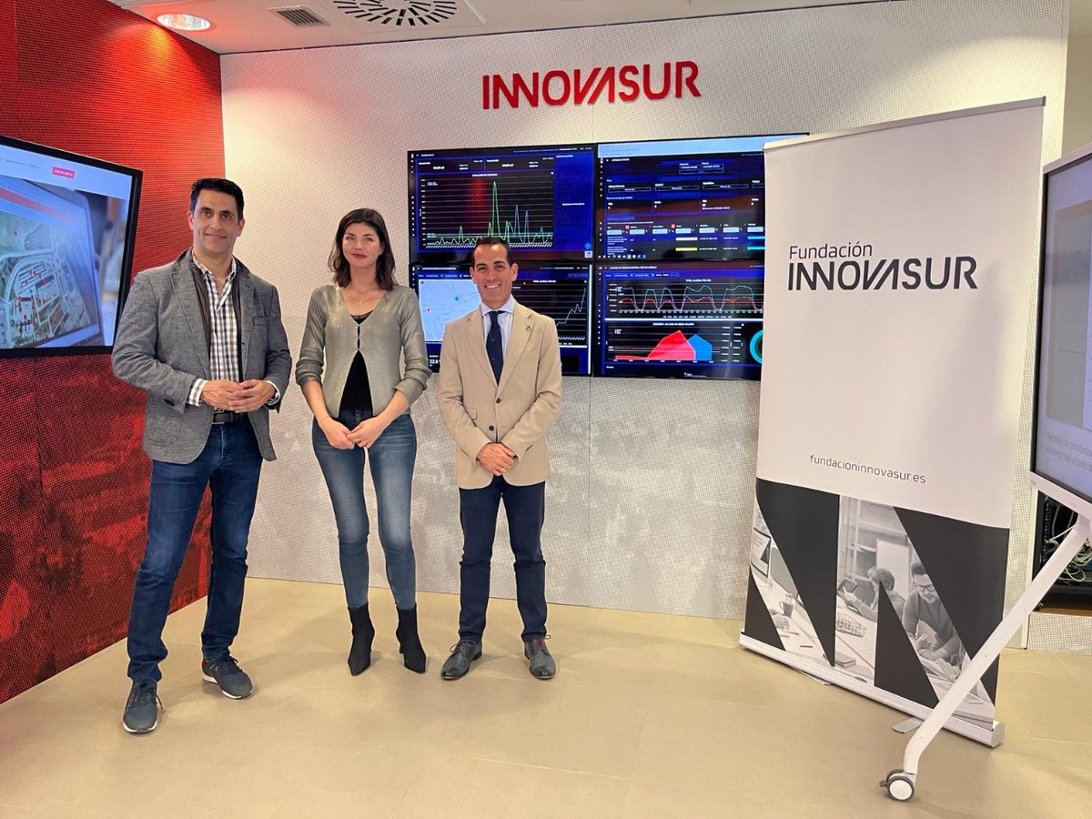 📍 Recibimos en nuestras instalaciones la visita del delegado territorial  de @EducaAnd en Jaén, Francisco José Solano Rodríguez, que ha sido recibido  por el CEO de @Innovasur, Juan José Prieto, y la