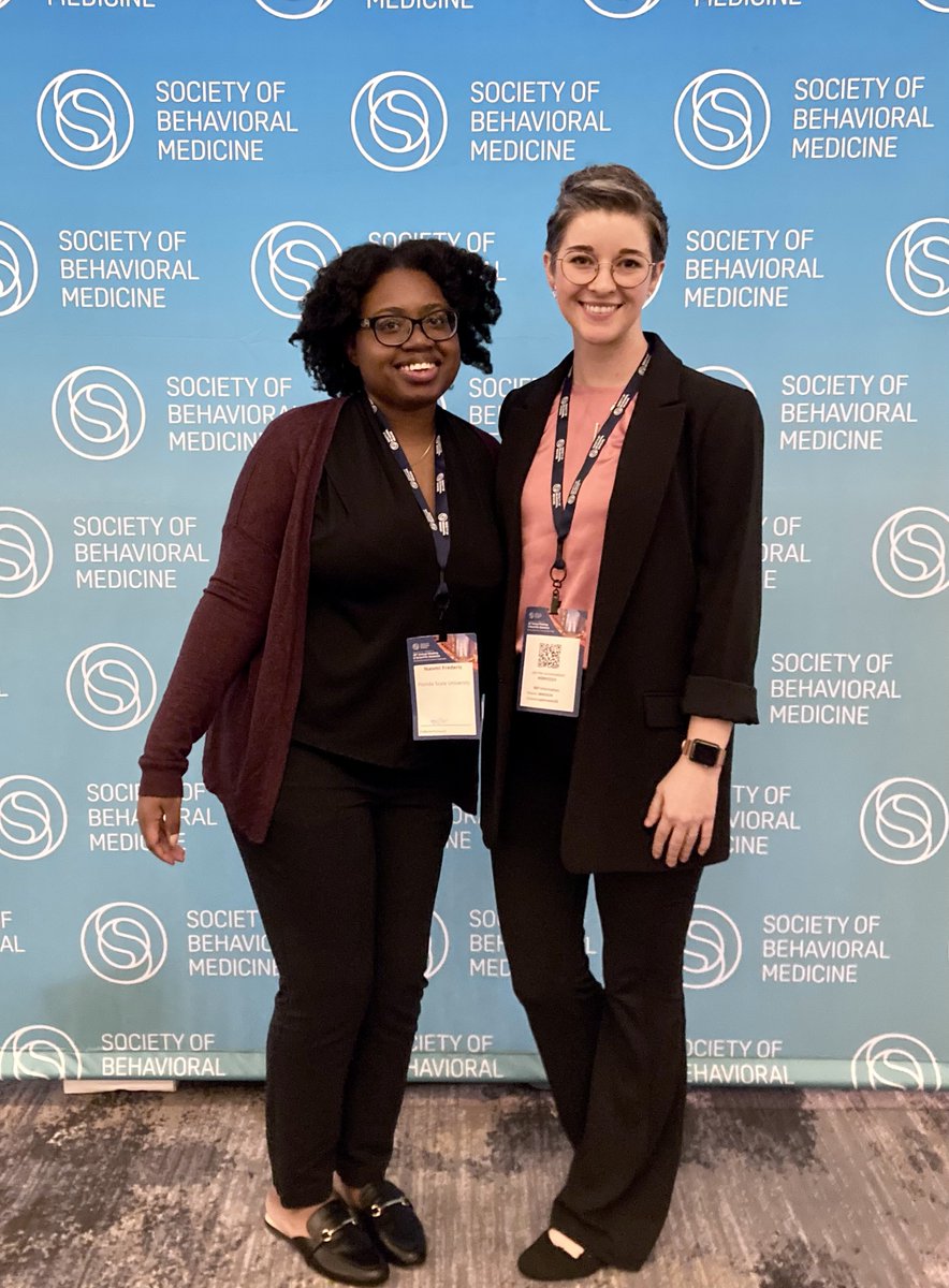 In attendance at @BehavioralMed #SBM2024, Dr. Julia Sheffler and program coordinator, Naomi Frederic. Dr. Sheffler leads the Integrative Science for Healthy Aging program at CTBScience.