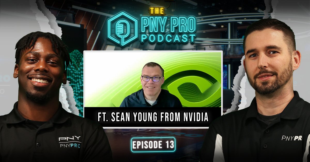 In PNY Pro Podcast Episode 13, Sean Young from @NVIDIA joins us as we dive deep into Architecture, Engineering, Construction, and Operations (AECO). Watch Here: youtu.be/-JbUpAlanWw Tune in on your favorite podcast platform here: pnypropodcast.buzzsprout.com/share