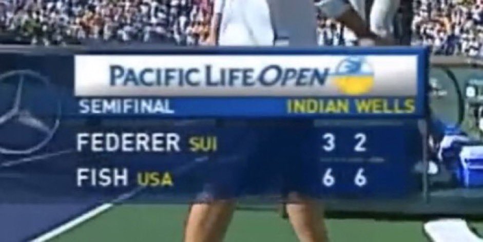 JD_F1_'s tweet photo. March 22nd, 2008.
@MardyFish dominates Roger Federer and wins 6-3 6-2 getting a place in the Indian Wells Finals!! 🔥
A tricky matchup for Mardy, but for sure a match he enjoyed! 😅
#MardyFish #IndianWells https://t.co/jl0JgwryTy