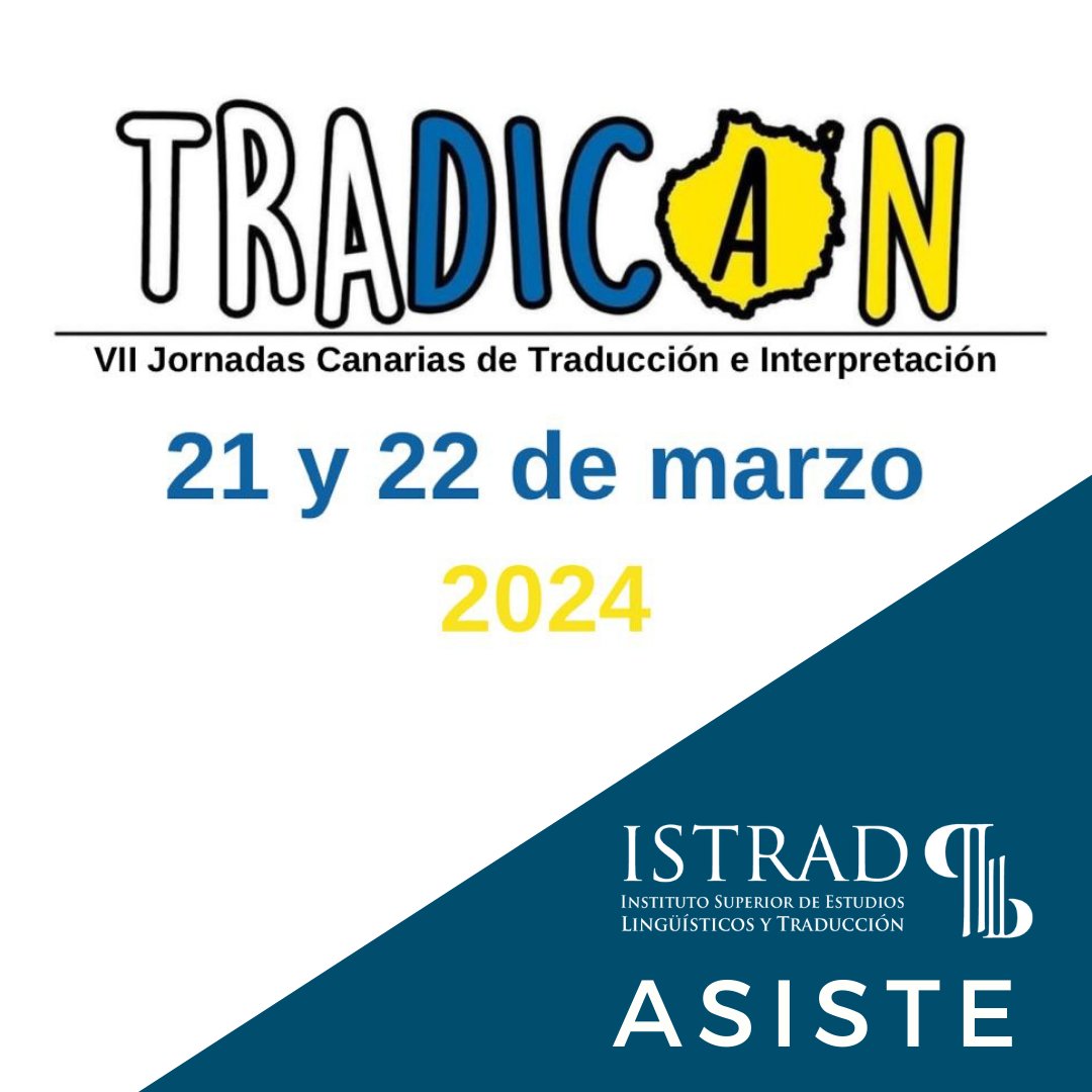 ¡Qué bien lo hemos pasado en el <a href="/TRADICANFTI/">TRADICAN</a>  🤩!

Como siempre, gracias por organizar jornadas tan bonitas como estas para aprender como profesionales y como personas. ¡Hasta el año que viene 🥳!

#institutotraducción #istrad #evento #tradican #traducción #jornadas