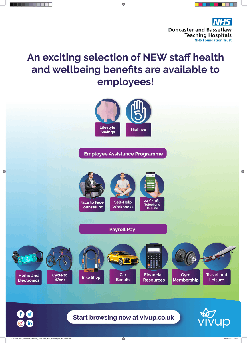 Wellbeing@DBTH tweet media