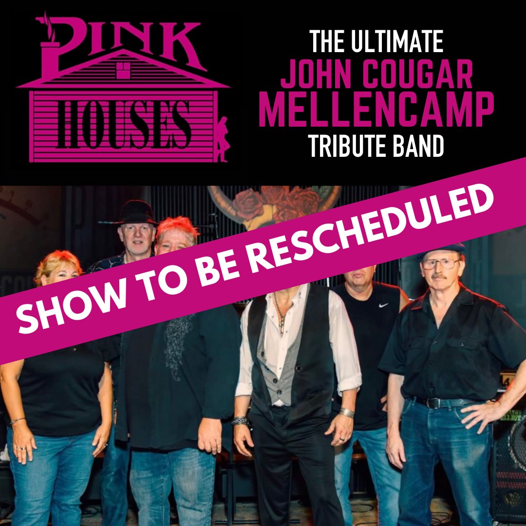 Due to unforeseen circumstances, tomorrow night's show (March 23) at the HCA with Pink Houses has been canceled. Hopefully, we can reschedule the band soon. Ticket holders will receive a refund. Please call the HCA at 508.435.9222 if you have any questions. Thank you!