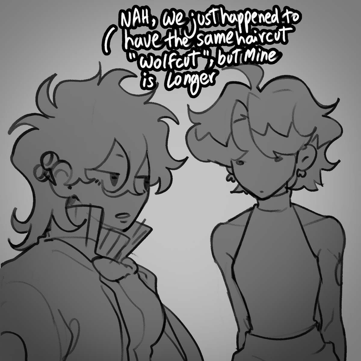 "are you both related? You both look a little the Same" 