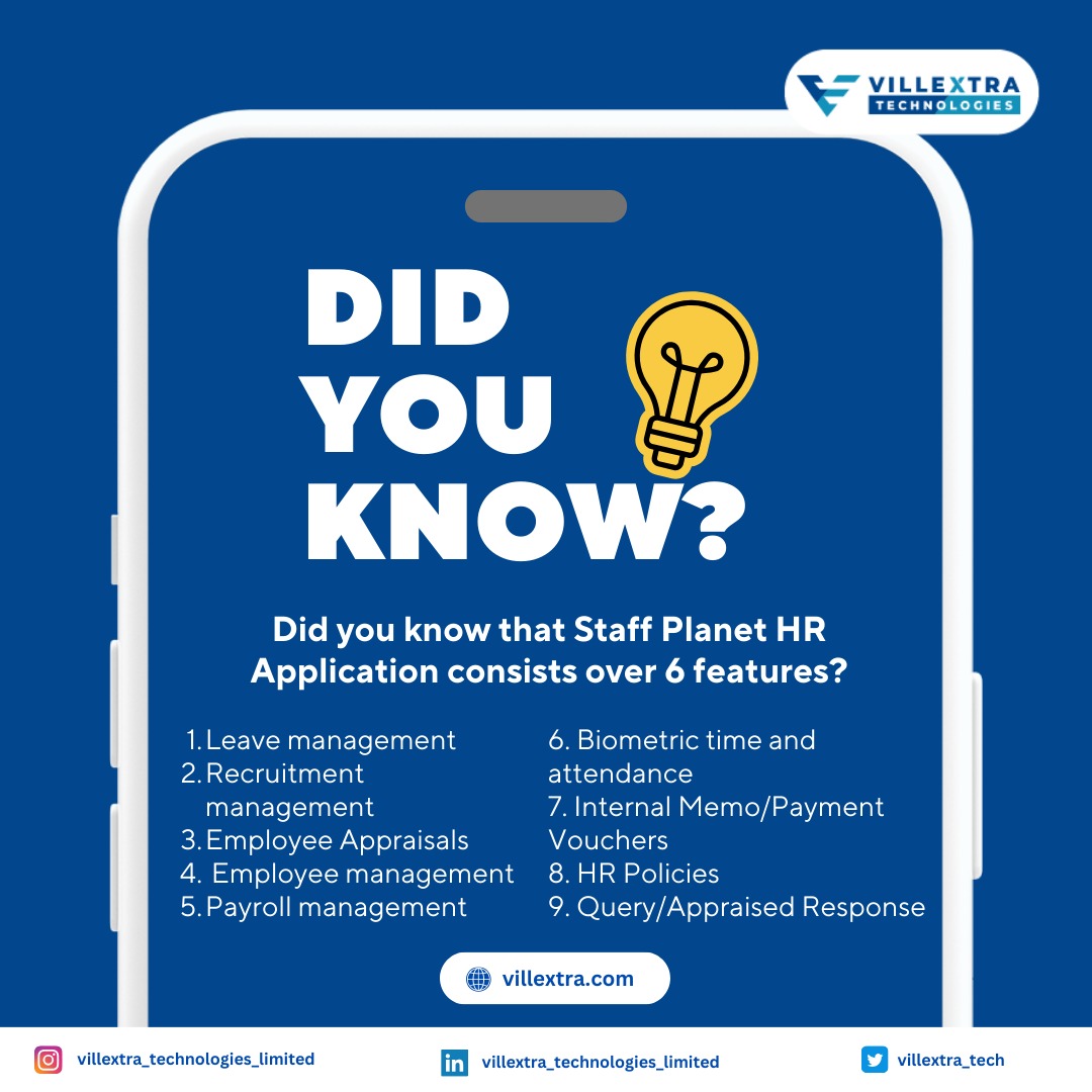 villextra_tech's tweet photo. Did you know Staff Planet has over 6 features? https://t.co/bqSNzlCRi8