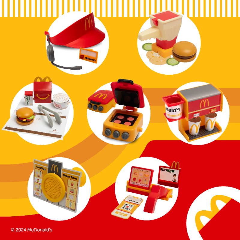 mcdonalds_py's tweet photo. Armen su propio McDonald’s en casa con los nuevos

juguetes de #JugandoAMcDonald’s en #Cajita Feliz 🍔🥤 https://t.co/r5nXIyi5TS