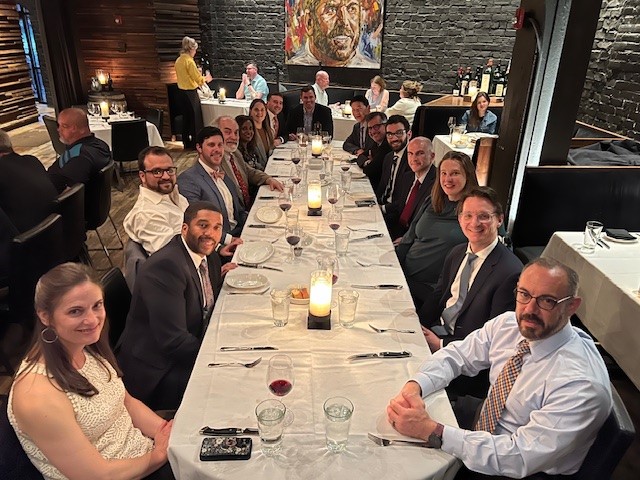 It was an AHWFB reunion @SocSurgOnc with faculty, current and former fellows and residents! #SSO2024 @pshen777 @WakeSurgonc @KVotanopoulos @heidycos @MarissaHMcNatt @KledzikMolly