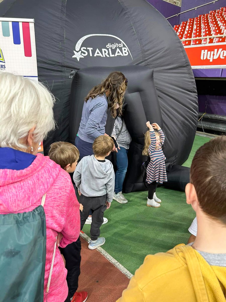 CentralRivers's tweet image. The Cedar Valley Family #STEM festival at the Uni-Dome earlier this week was a jam-packed event! 🙌 Around 400 people went through our Star Lab!💫 This festival is a part of media services the AEA provides to schools. #EveryDayAtAEA #CRAEA #iaedchat #ialegis