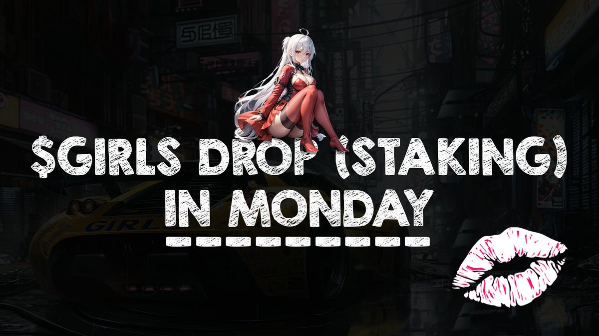 $GIRLS rewards for first day of staking will be dropped in Monday! Also Showcase of new collection this week too!