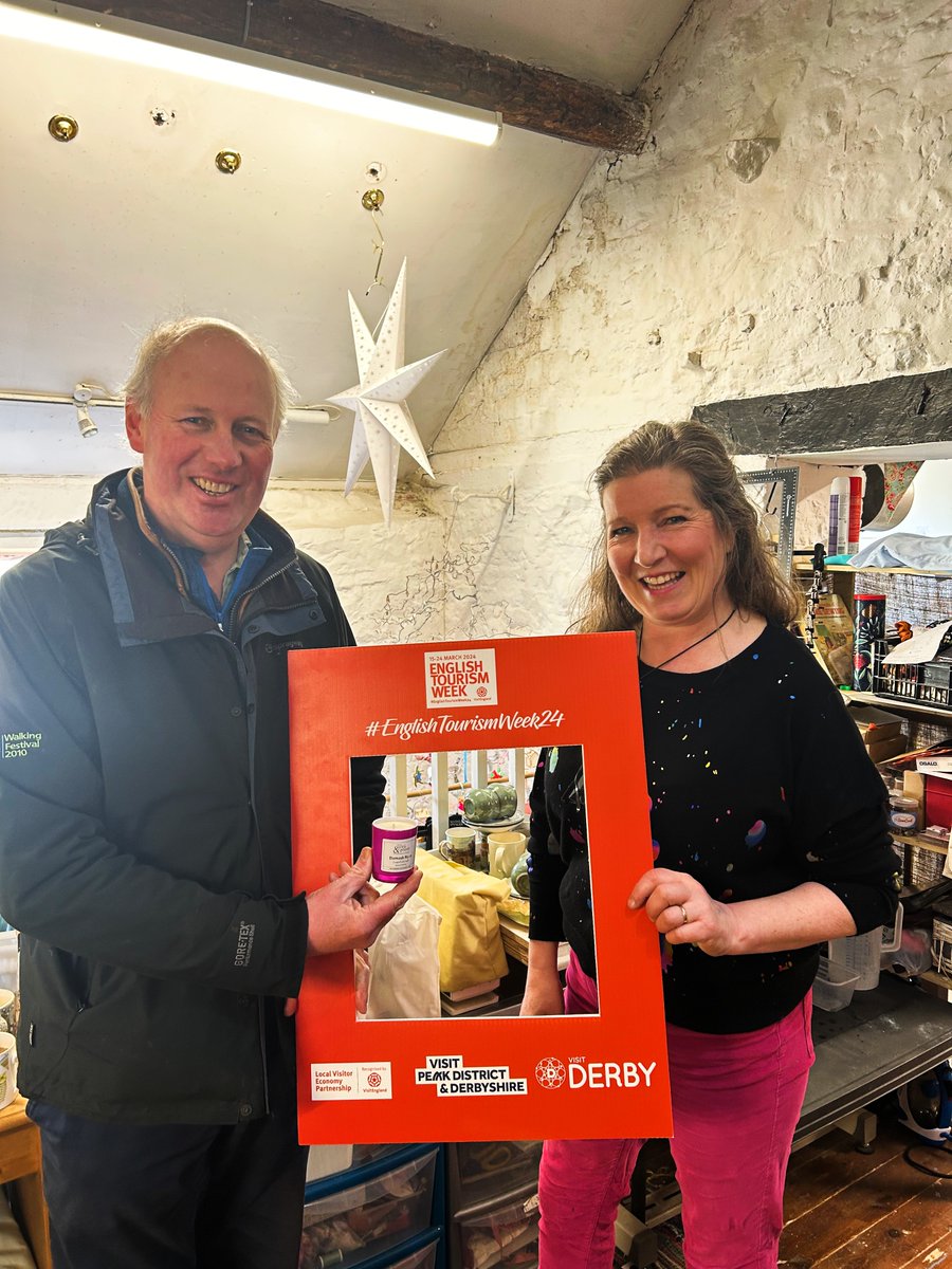 Great to welcome Sarah Dines MP @Dines4Dales on our members trip to @TissingtonHall this morning in celebration of #EnglishTourismWeek24. English Tourism Week showcases the quality and vibrancy of the tourism industry, which is worth £2.59bn to the Peak District & Derbyshire.