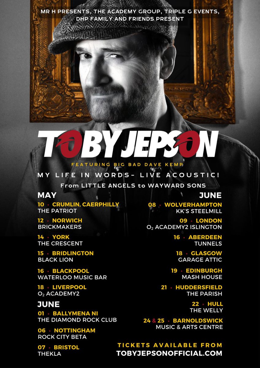 ⚡ Which songs from @LittleAngelsJam JAM era would you like to see in the set list for my solo tour? 🎟️ tobyjepsonofficial.com/tour-dates/ #TobyJepson #LittleAngels #WaywardSons #PlanetRock