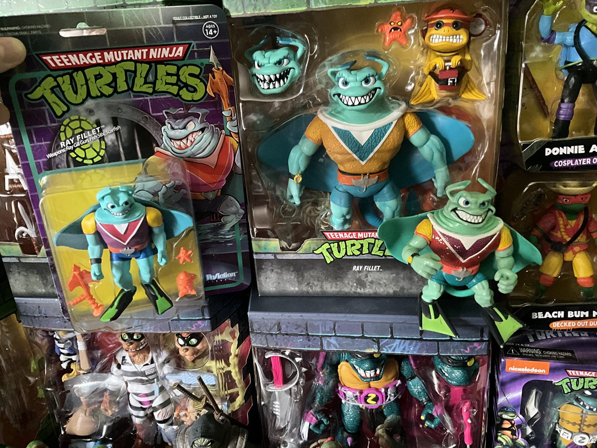 You’ve got to love ray fillets beautiful smile #TurtlePower #tmnt #tmntcollector