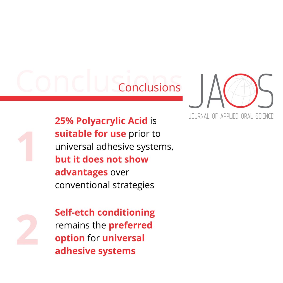 JournalJAOS's tweet image. doi.org/10.1590/1678-7…

#dentin #acidetching #adhesives #matrixmetalloproteinases #collagen
