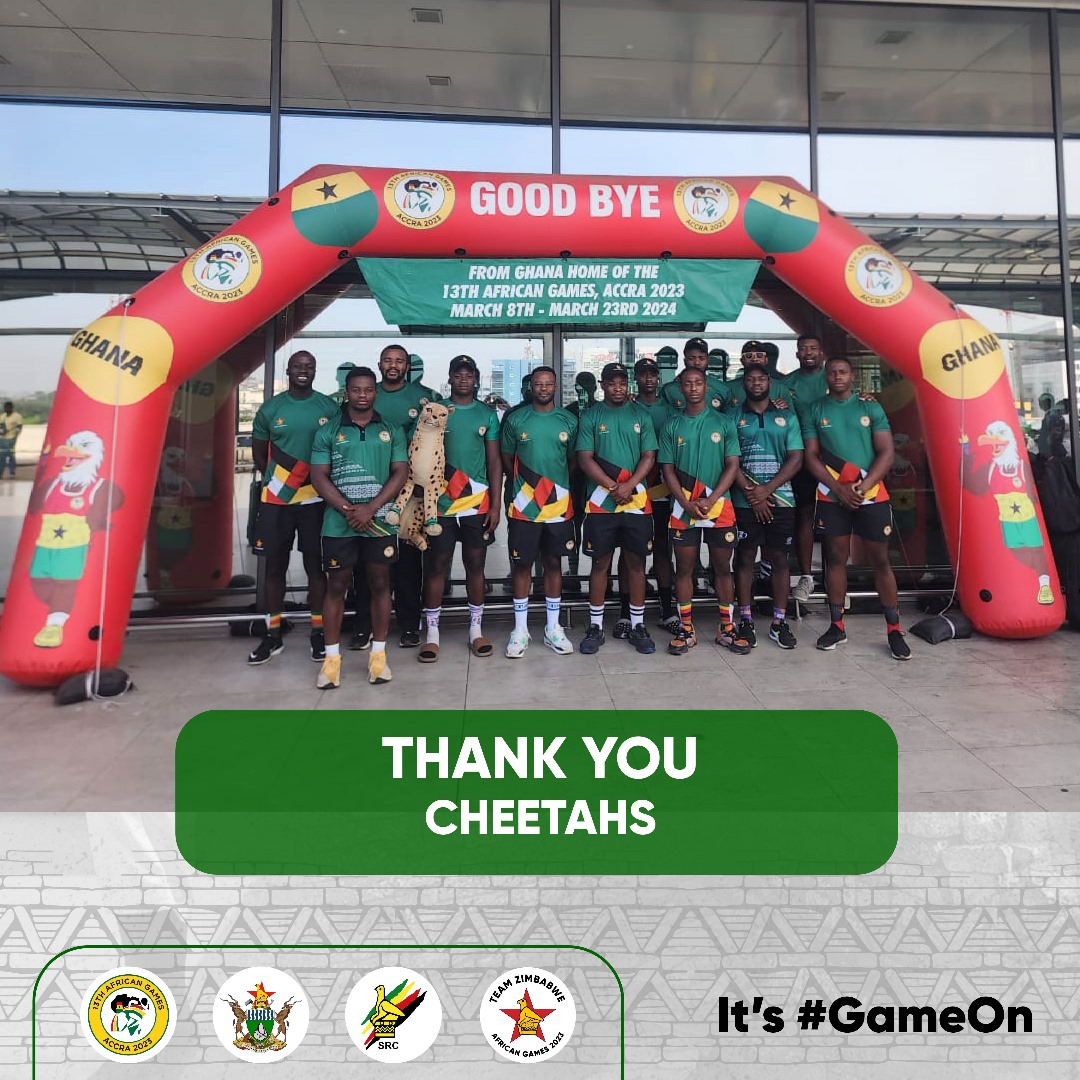 Thank you, Cheetahs, for your incredible contribution to Zimbabwean sport. We are incredibly proud of the way you represented Zimbabwe on the international stage. You displayed true grit, determination, and a fighting spirit that resonated with every Zimbabwean watching.