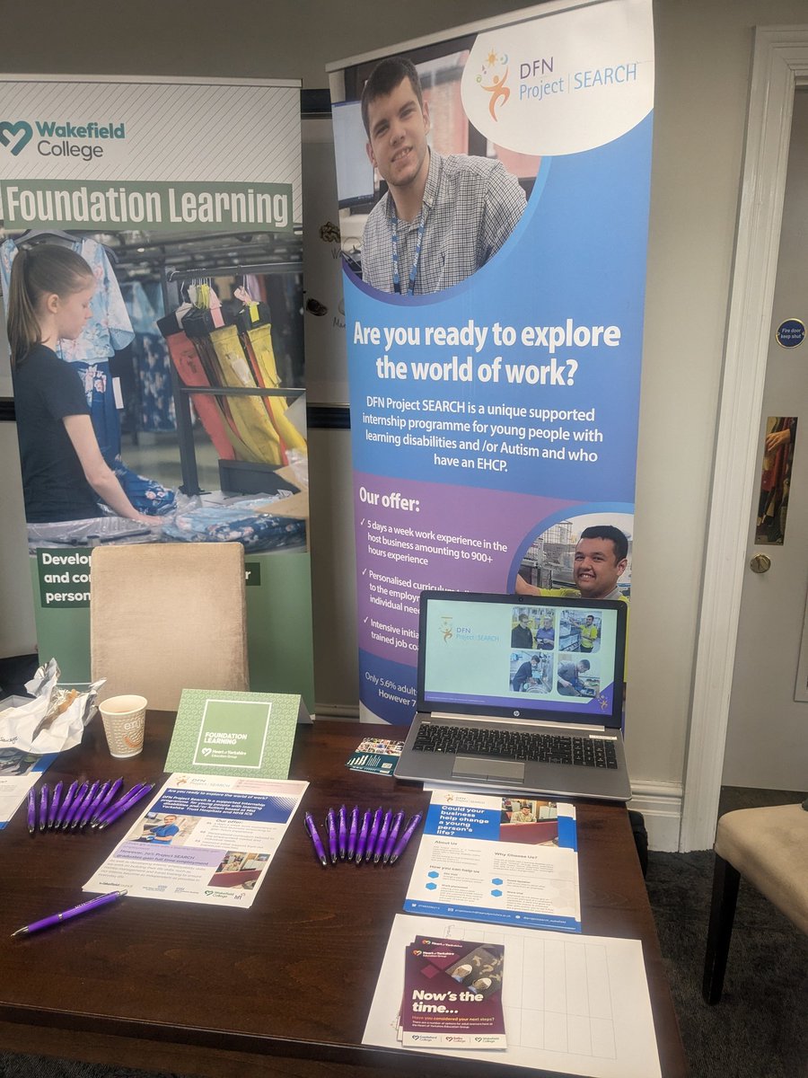 Today we've been at @wakeycollege Employer Engagement Fair, promoting the benefits of Project Search to local businesses.
#dfnprojectsearch #supportedinternships
