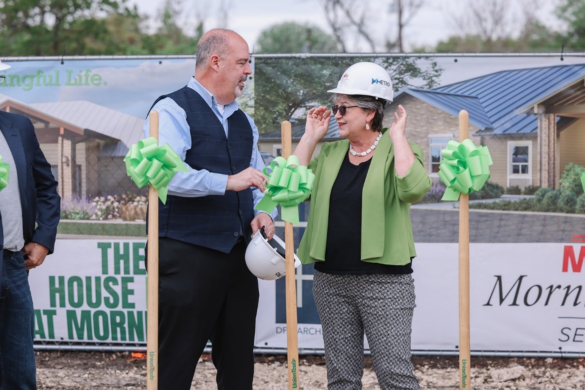 Congratulations to @MorningsideM for breaking ground on a new Green House community in San Antonio, Texas this week — soon to be the first Green House homes in the Lone Star State!