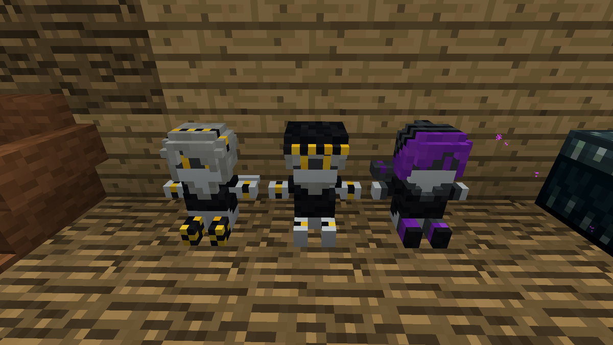 RosegladeR's tweet photo. Hey guys I thought I'd come on here to share the Murder Drones plushies I made for Minecraft. Whats needed to use them is Minecraft Version 1.12.2 Forge .2847 and Chisles and Bits 14.33. Import it as a Structure  
https://t.co/1KceX1NzwM
#MurderDrones #Minecraft #MDPlushies

📷 https://t.co/ykGuezEl3V