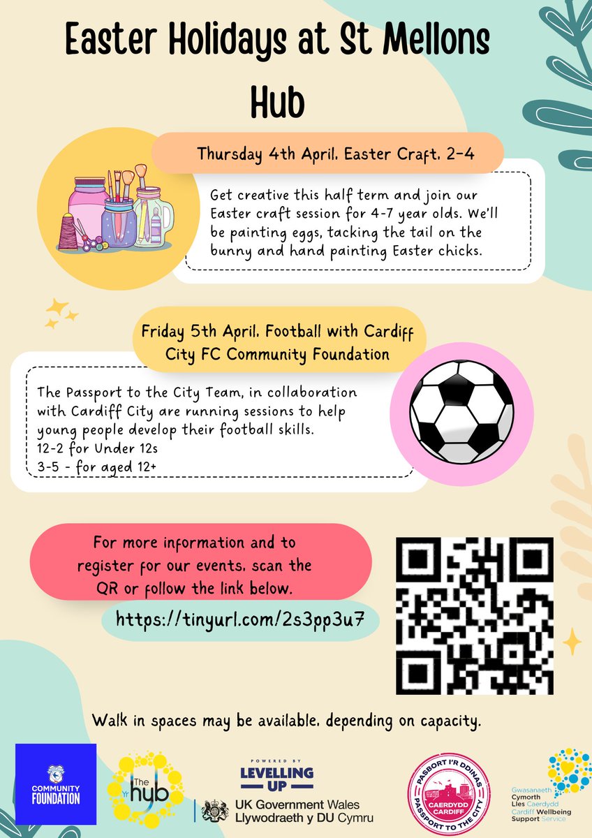 Please see these local opportunities for children in the Easter holidays @ChildFriendlyC1 #stdavidsciw