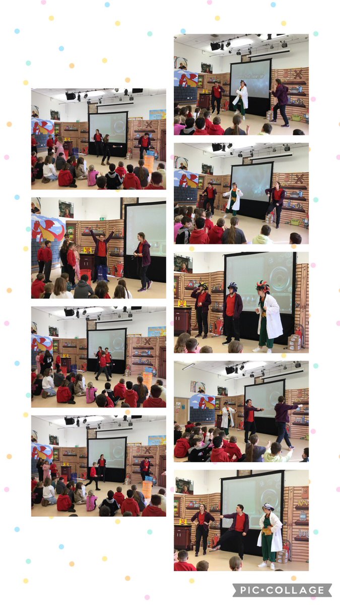 Pupils in PS3 enjoyed watching the performance from ‘Abbie Ayer & the Shed of Science’. They were learning about the air quality and things that they could do to reduce the air pollution 🌎☀️👏 #YBTeco @ysgoliachsirgar