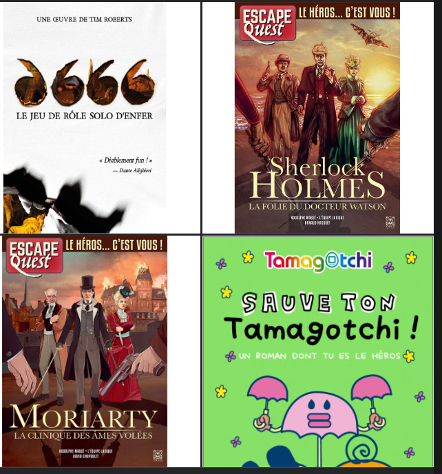 Livres_Jeux's tweet photo. Un aperçu sur quelques sorties prochaines en livres-jeux.
- Deux nouveaux Escape Quest chez Ynnis Éditions et Don't Panic Games
- D666 un jdr solo chez Les Fondations De L'Imaginaire
- Un roman dont tu es le héros chez Deux Coqs d'Or

#livrejeu #escapequest #jdrsolo https://t.co/zKVAIBIAi4