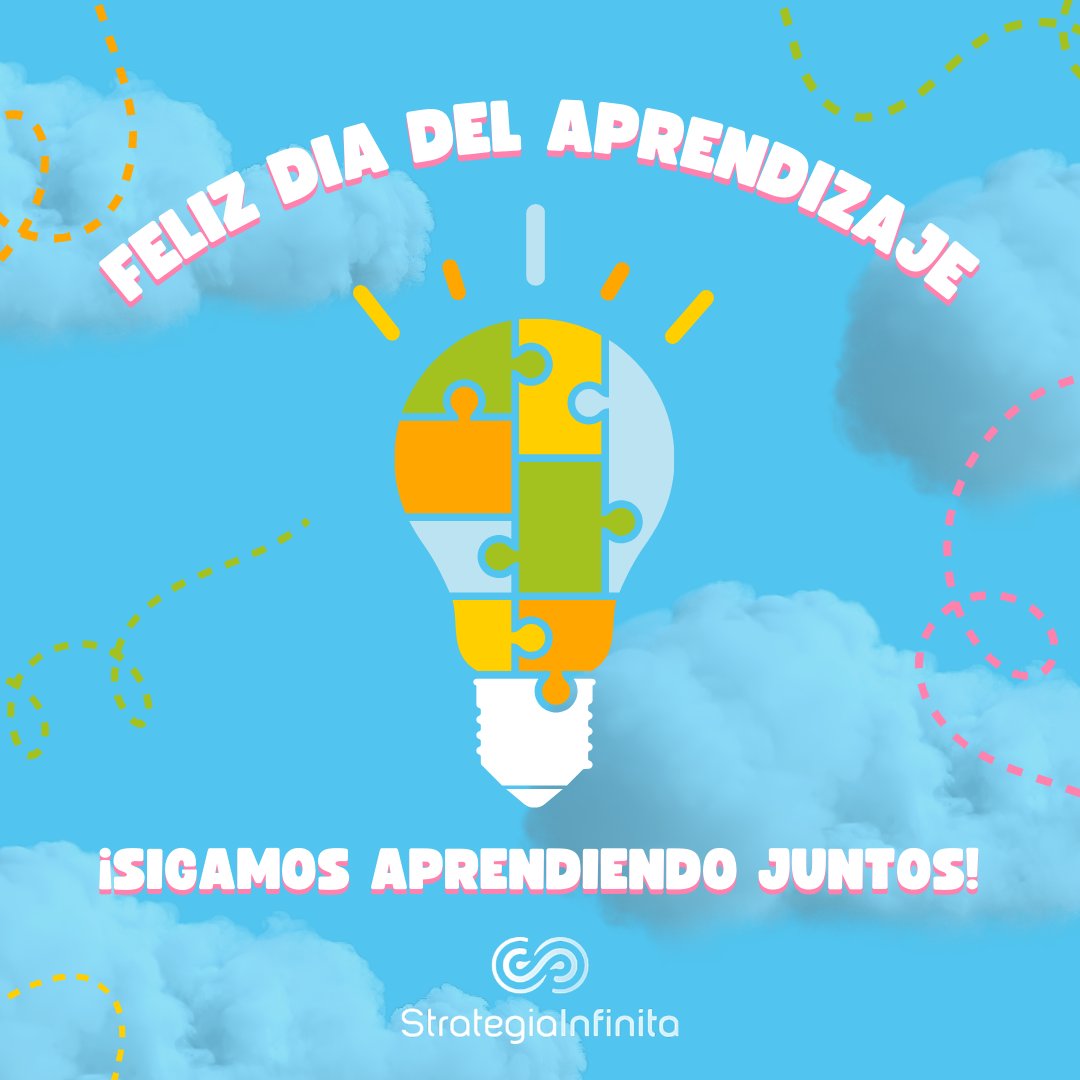 🌍📚 En #StrategiaInfinita, celebramos con entusiasmo el #DíaMundialdelAprendizaje.

Para nosotros, cada día es una oportunidad para aprender algo nuevo y seguir creciendo.💡💼

¡Sigamos aprendiendo juntos! 🚀📈

#CrecimientoEmpresarial #DesarrolloProfesional #Formación