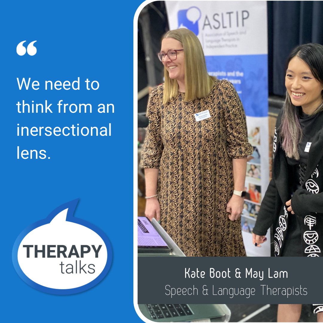 _ASLTIP's tweet photo. A huge thanks to Speech and Language Therapists, May Lam & Kate Boot Local for their enlightening talk, Navigating neurodiversity & societal changes around Equality, Diversity and Inclusion.
#ASLTIP @neurodivergent_advocacy #asltiptherapytalks #therapytalks2024 https://t.co/bOBE7VCS07