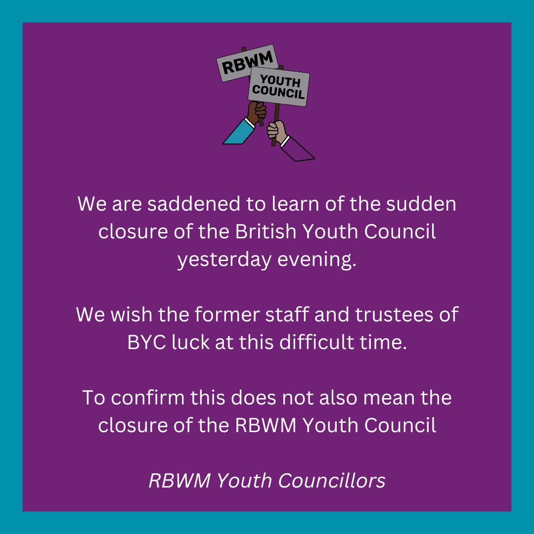 Statement from the RBWM Youth Council.