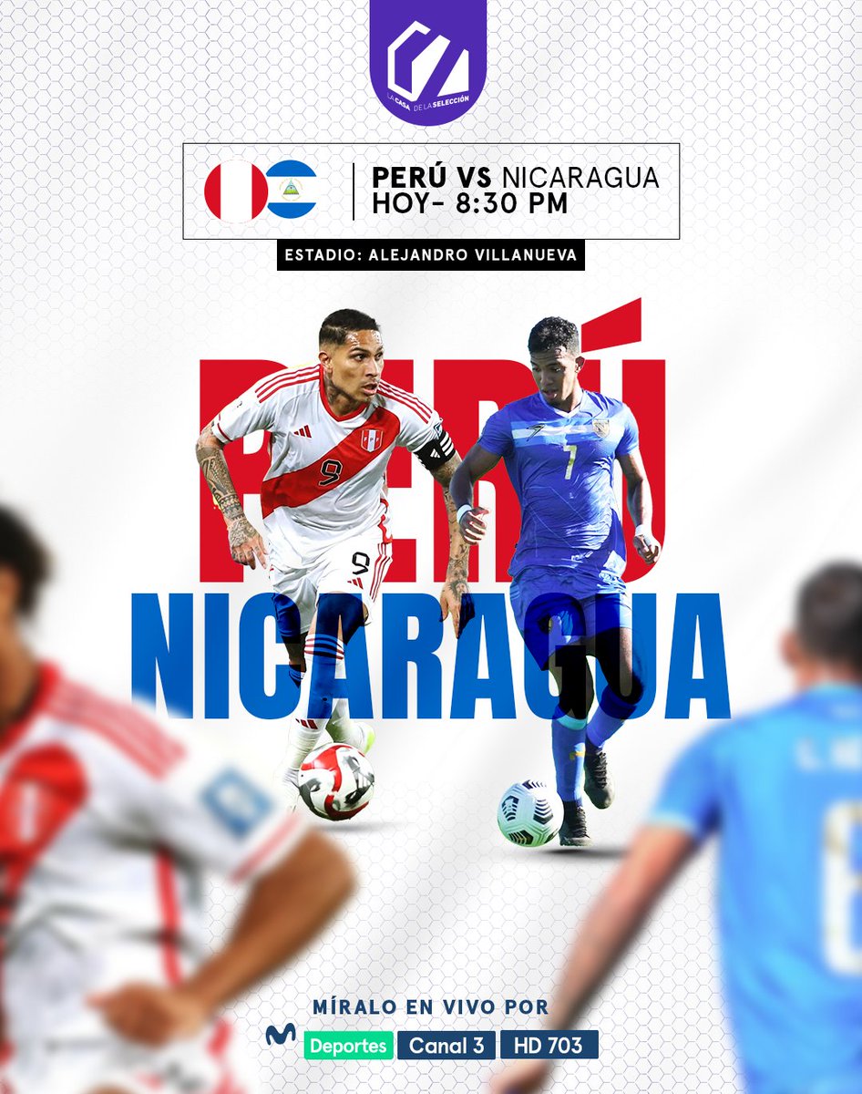 ¡𝗟𝗟𝗘𝗚𝗢́ 𝗘𝗟 𝗗𝗜́𝗔! 🔥 Disfruta del primer amistoso de la Selección Peruana EN VIVO por Movistar Deportes ⤵️ 22/3 Perú 🇵🇪x🇳🇮 Nicaragua → 8:30 p. m. 🖥️ 003 / 703 HD de Movistar TV #LaCasaDeLaSelección 🏠