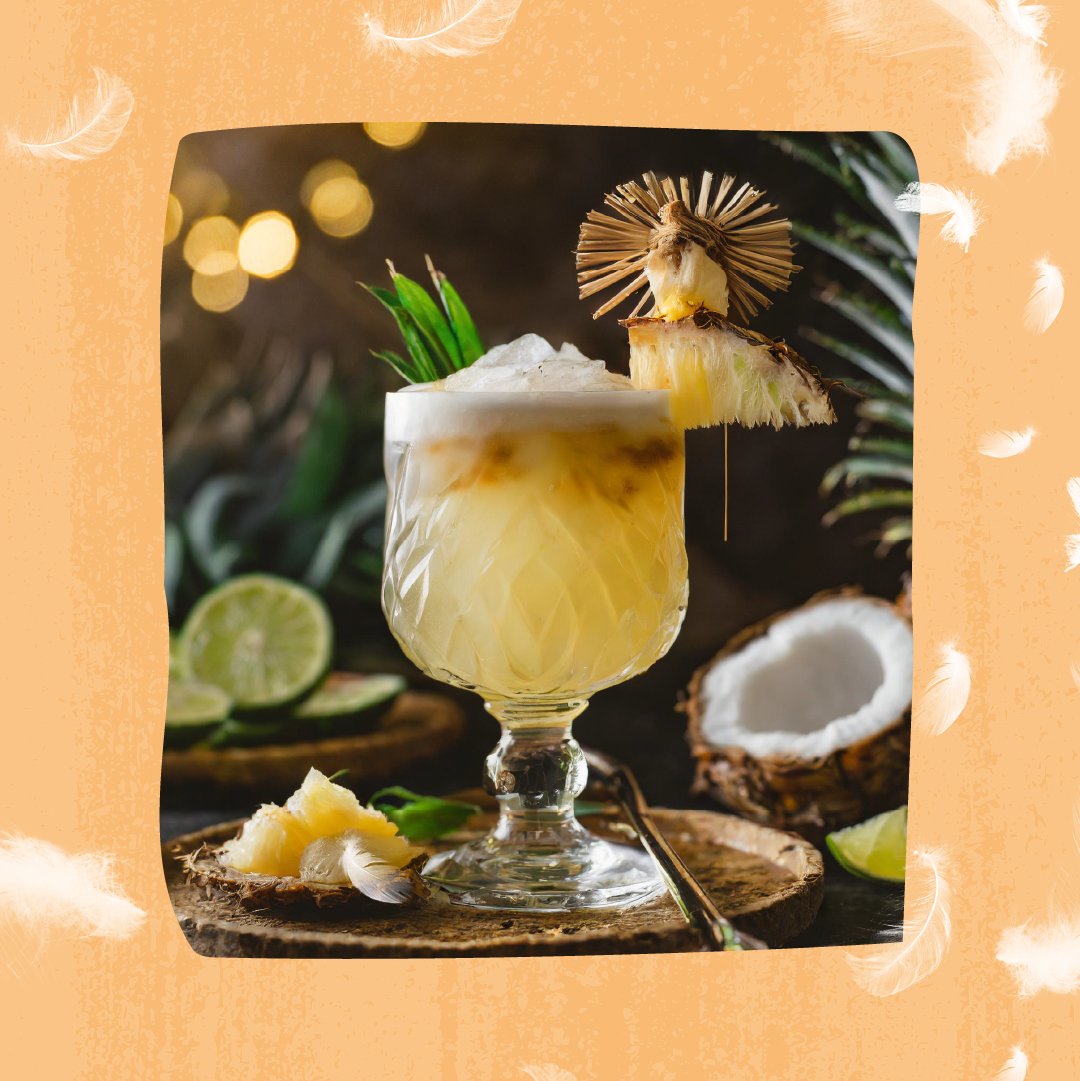 The Parrot Colada: A playful mix of rum 🍹, pineapple juice 🍍, coconut cream 🥥, and a hint of lime. 🍈 Pair with: The Adventures of Doctor Dolittle Find a venue at: illyria.co.uk/shows 🎭