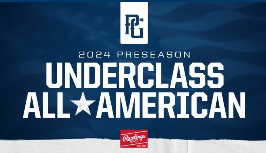 Thank you for the 2nd year in a row Under Class All American @PerfectGameUSA @TRussoPG @Texas_PG @JBrownPG
