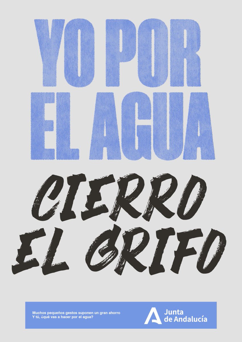 CarmenCrespoPP's tweet photo. En el #DiaMundialDelAgua hacemos partícipes a los ciudadanos andaluces de nuestra campaña de concienciación en el uso de los recursos hídricos. Con pequeños gestos podemos lograr un importante ahorro de agua entre todos. https://t.co/aRochSJVDc