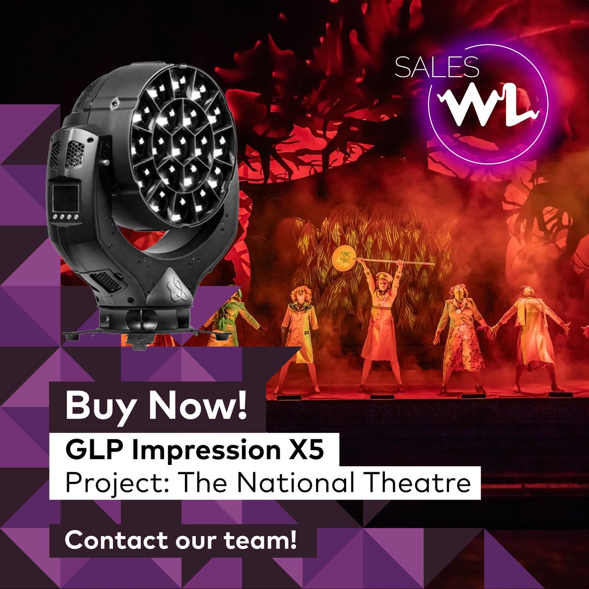 Available to Purchase - @GLPimpression Impression X5 The GLP impression X5 is the next generation of high performance, professional LED washlights, incorporating cutting-edge technology with extensive user input. Now available to purchase via SalesWL: hubs.la/Q02qpkp30
