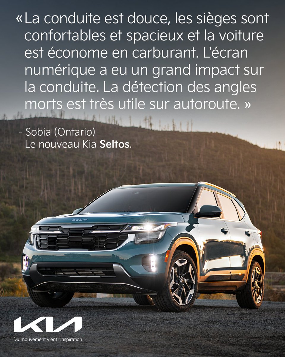 Le nouveau Kia Seltos est plus vibrant, raffiné et prête à affronter de nouveaux chemins. Visitez brnw.ch/21wI7Gf pour en savoir plus.