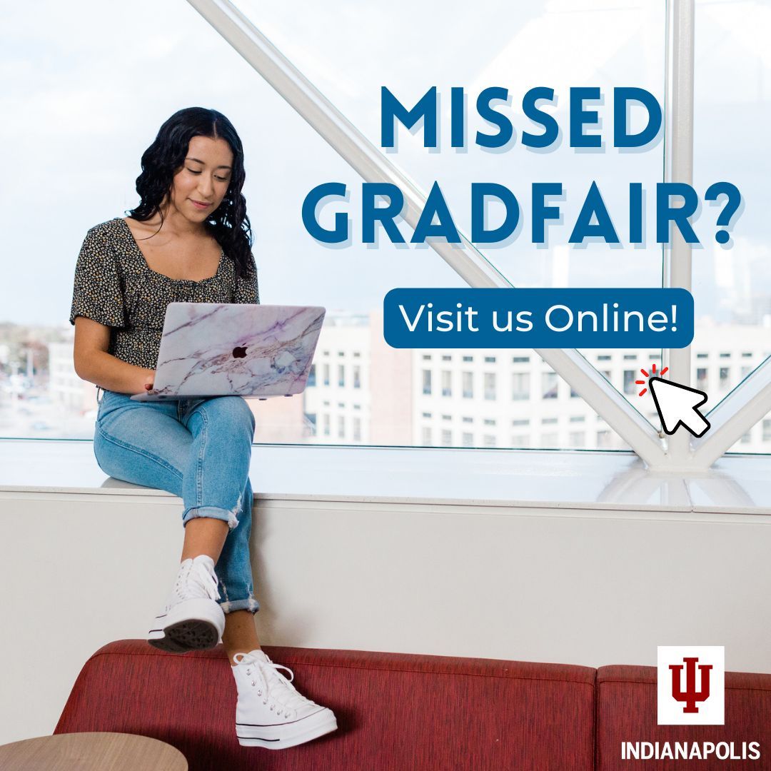 Missed IUPUI GradFair? No worries! You can take care of business for Commencement online. 💻Visit the link to get started. 🔗 buff.ly/4c45y60