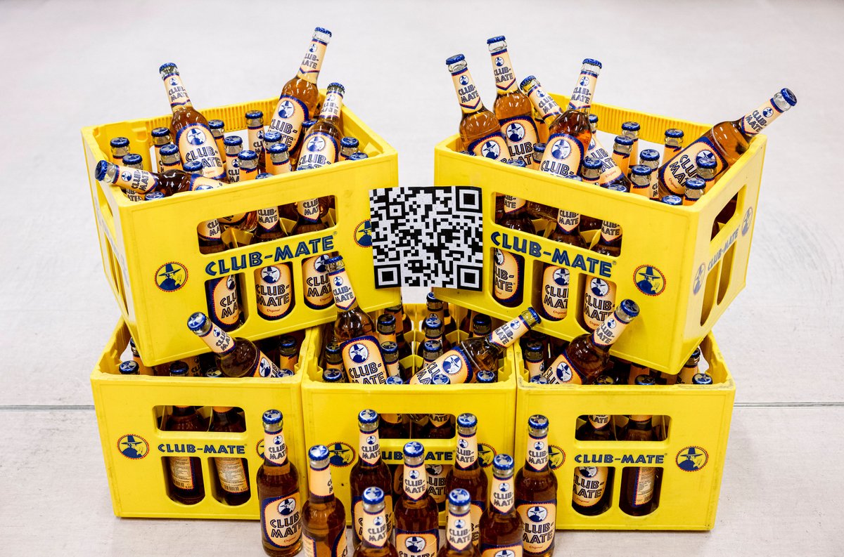 The #ClubMate has arrived and is ready to be consumed @ the @cscbelgium!!!! 

Is it really a CTF without Club-Mate?
#CSCBE24