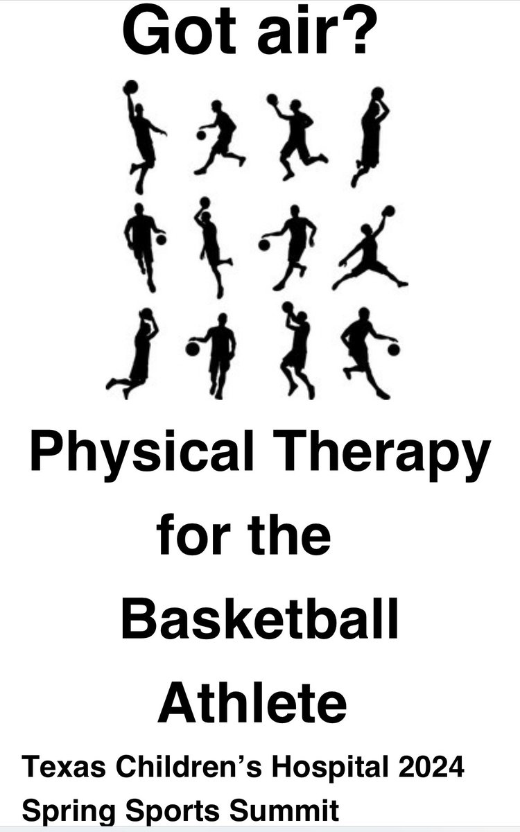 Ready for <a href="/TCHOrtho_Sports/">Texas Children's Orthopedics & Sports Medicine</a> Spring Sports summit! 🏀