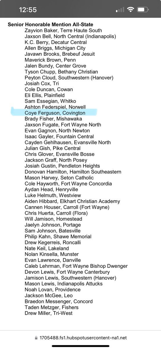 Congratulations to Coye Ferguson on earning Senior Honorable Mention All-State #TrojanPride.