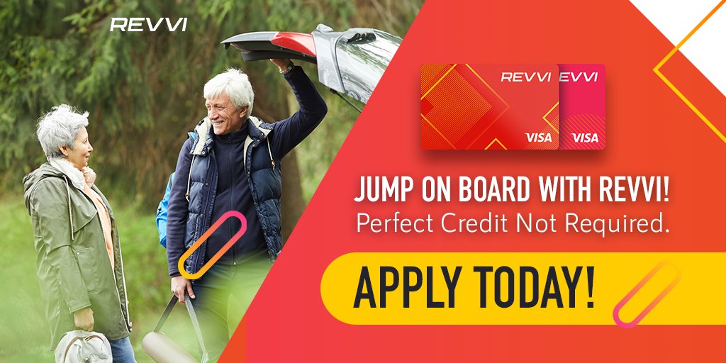 RevviCard's tweet photo. Apply for a real Visa credit card with Revvi!
https://t.co/kFYJmCFkU3 https://t.co/j2ciuXDcuh