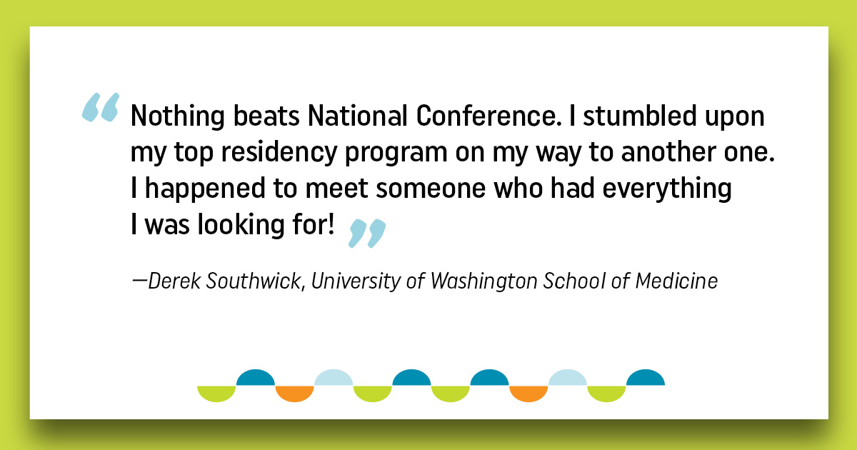 Past attendees, like @DerekSouthwick, agree #AAFPNC is key to matching with a #familymedicine residency. 🔑 Register today: bit.ly/3OuYViT