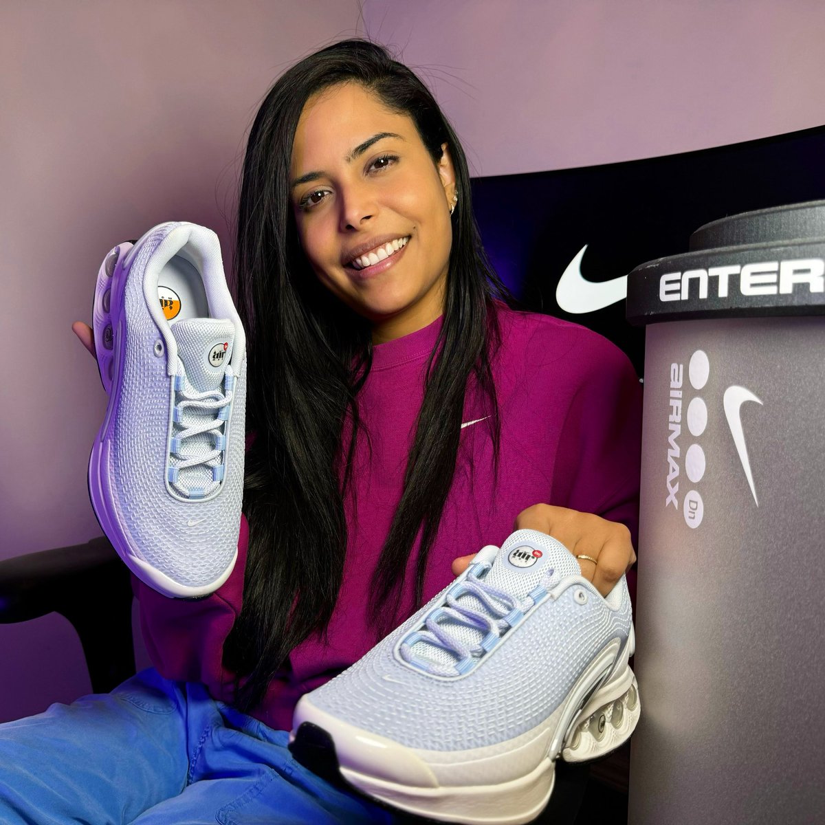 So excited to partner with @Nike and “Feel the Unreal” in the new Airphoria world #AirMaxDN #TeamNike
